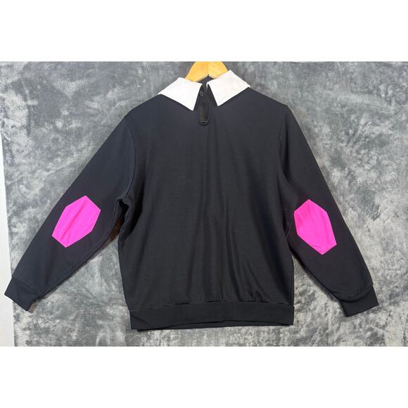 Hot Topic x Monster High Squad Collared Women’s Sweatshirt Medium Sold Out Black - Picture 2 of 9